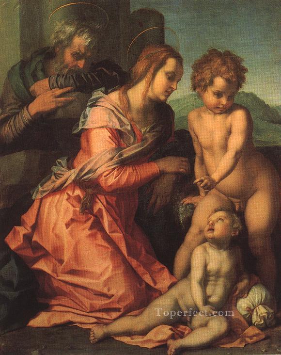 Holy Family renaissance mannerism Andrea del Sarto Oil Paintings